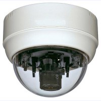 Indoor-use mini-dome camera with built-in high-quality vari-focal lens